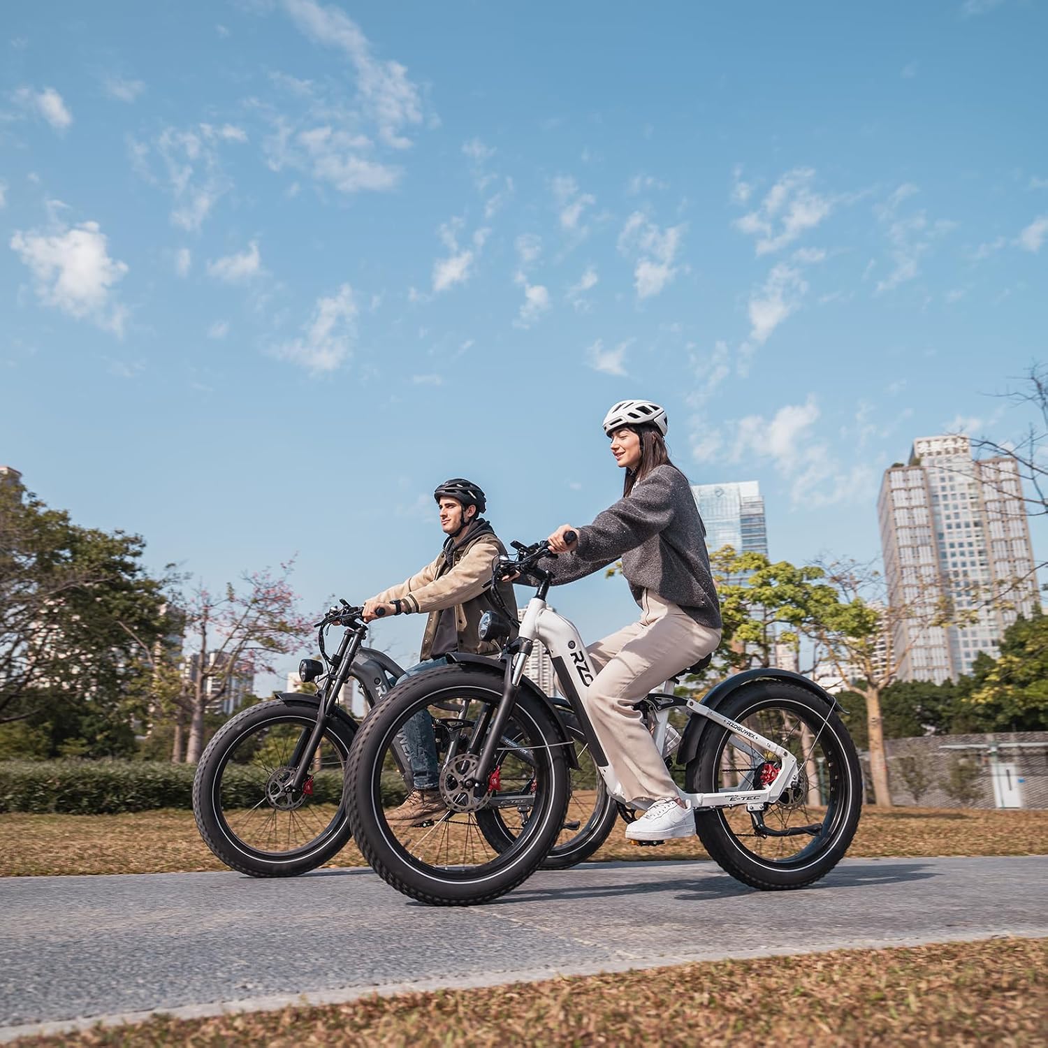 RZOGUWEX Electric Bicycle,26 Inch Off-Road EBIKE for Adults with 48V 25AH Detachable Lithium Ion Battery, 7 Speed with Dual Hydraulic Disc and Brake Dual Shock Absorbers