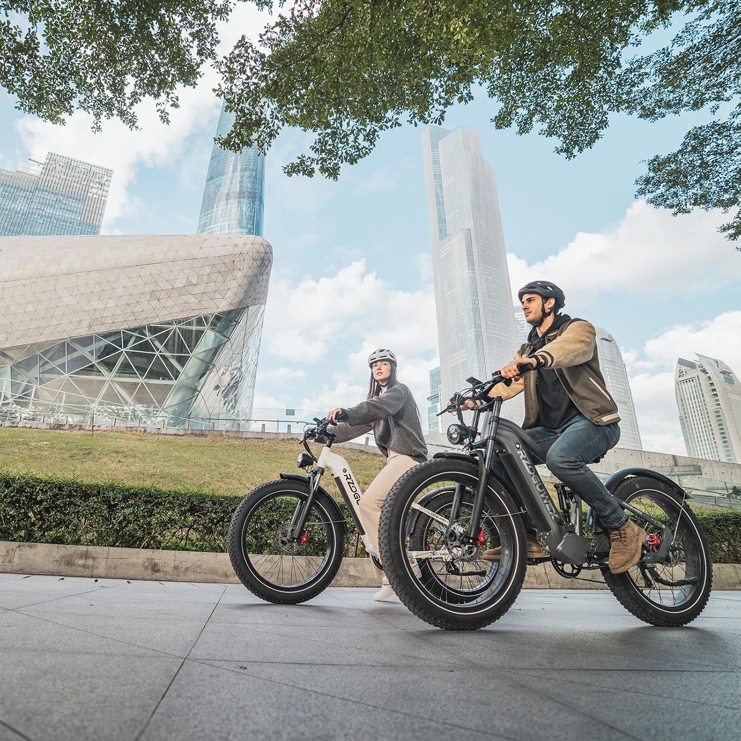 RZOGUWEX Electric Bicycle,26 Inch Off-Road EBIKE for Adults with 48V 25AH Detachable Lithium Ion Battery, 7 Speed with Dual Hydraulic Disc and Brake Dual Shock Absorbers